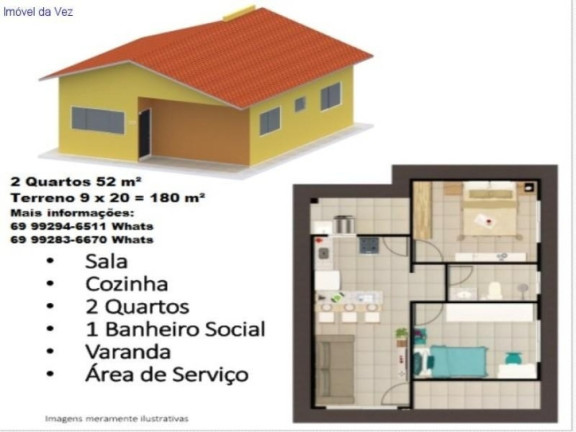 Imagem Casa de Condomínio com 3 Quartos à Venda, 198 m² em Planalto - Porto Velho Imagem Casa de Condomínio com 3 Quartos à Venda, 198 m² em Planalto - Porto Velho