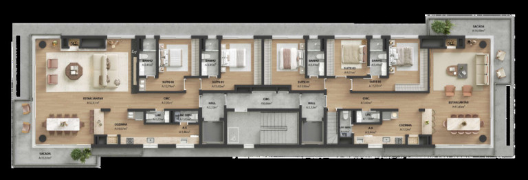 Imagem Apartamento com 2 Quartos à Venda, 156 m² em Bela Vista - Porto Alegre Imagem Apartamento com 2 Quartos à Venda, 156 m² em Bela Vista - Porto Alegre