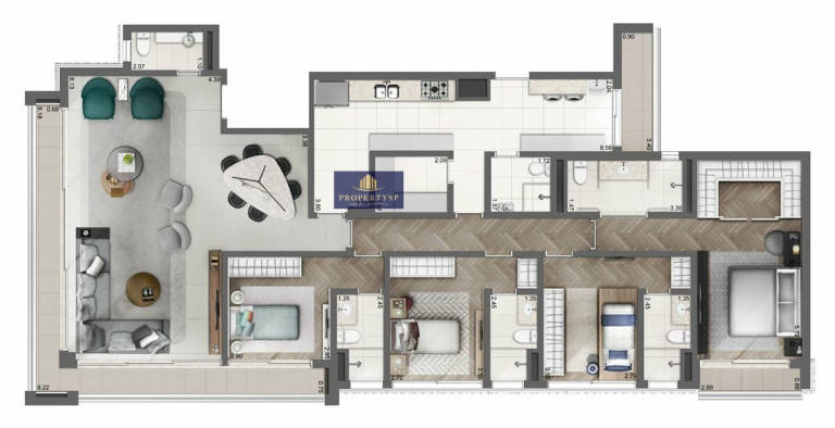 Imagem Apartamento com 4 Quartos à Venda, 206 m² em Vila Madalena - São Paulo Imagem Apartamento com 4 Quartos à Venda, 206 m² em Vila Madalena - São Paulo