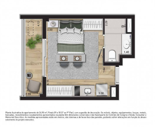 Imagem Imóvel com 1 Quarto à Venda, 21 m² em República - São Paulo Imagem Imóvel com 1 Quarto à Venda, 21 m² em República - São Paulo