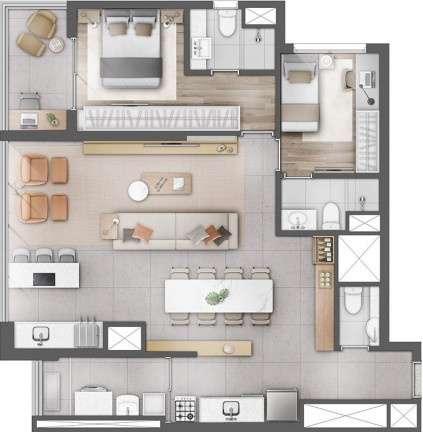 Imagem Imóvel com 2 Quartos à Venda, 61 m² em Vila Romana - São Paulo Imagem Imóvel com 2 Quartos à Venda, 61 m² em Vila Romana - São Paulo