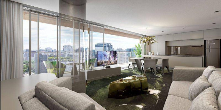 Imagem Apartamento com 1 Quarto à Venda, 97 m²