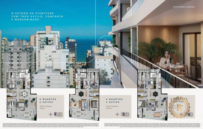 Imagem Apartamento com 4 Quartos à Venda, 131 m² em Itapuã - Vila Velha Imagem Apartamento com 4 Quartos à Venda, 131 m² em Itapuã - Vila Velha