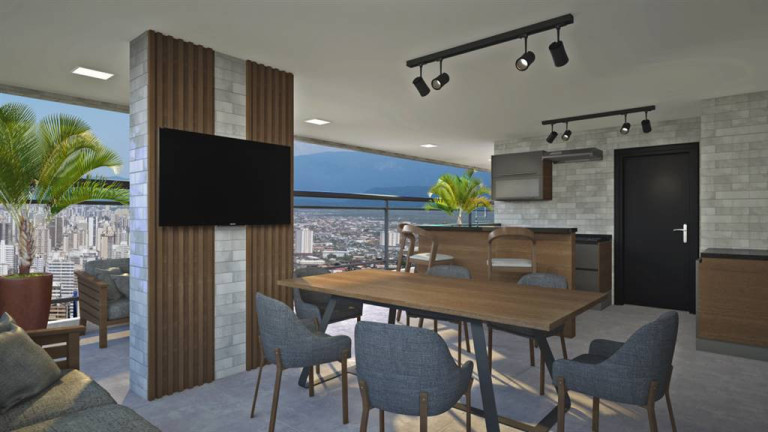Imagem Apartamento com 2 Quartos à Venda, 87 m² em Guilhermina - Praia Grande