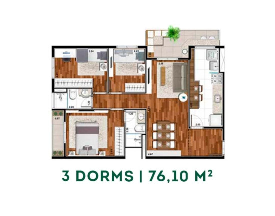 Imagem Imóvel com 3 Quartos para Alugar, 76 m² em Jardim Tupanci - Barueri Imagem Imóvel com 3 Quartos para Alugar, 76 m² em Jardim Tupanci - Barueri