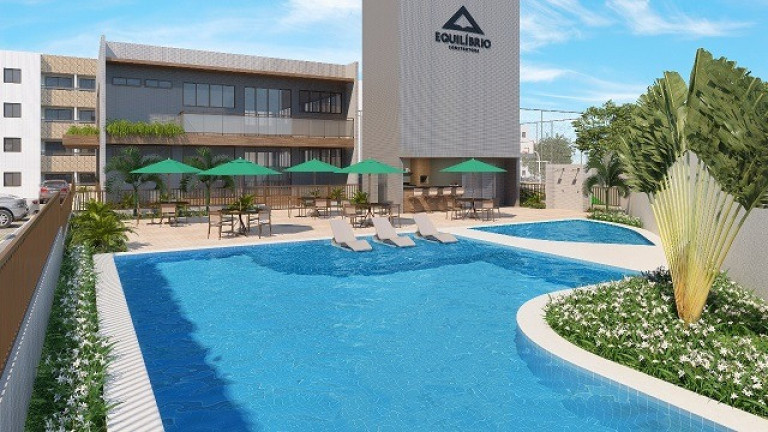 Apartamento com 2 Quartos à Venda, 52 m² em Bancários - João Pessoa