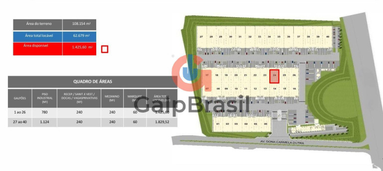 Galpão para Alugar, 62 m² em Jardim Presidente Dutra - Guarulhos