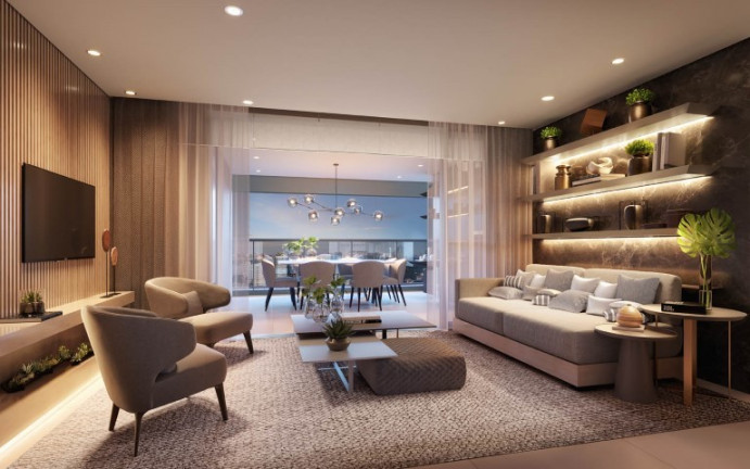 Imagem Apartamento com 3 Quartos à Venda, 123 m² em Campo Belo - São Paulo Imagem Apartamento com 3 Quartos à Venda, 123 m² em Campo Belo - São Paulo