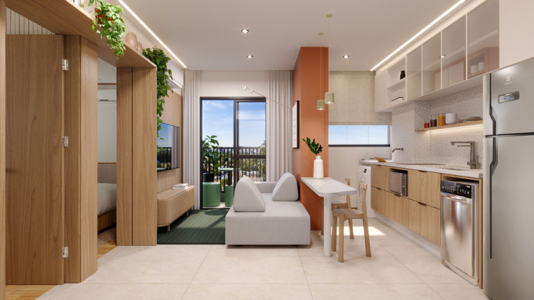 Imagem Imóvel com 2 Quartos à Venda, 37 m² em Santo Amaro - São Paulo Imagem Imóvel com 2 Quartos à Venda, 37 m² em Santo Amaro - São Paulo
