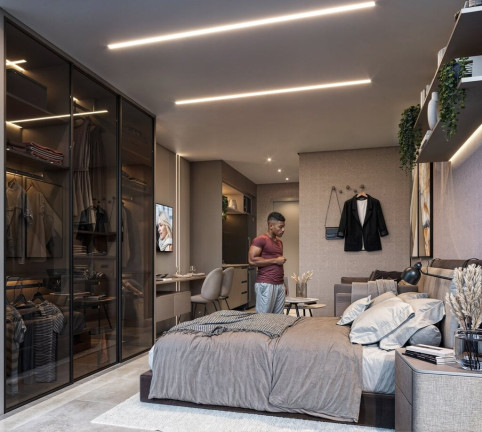 Imagem Cobertura com 1 Quarto à Venda, 65 m²