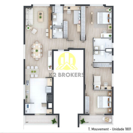 Imagem Apartamento com 4 Quartos à Venda, 165 m² em Cabral - Curitiba Imagem Apartamento com 4 Quartos à Venda, 165 m² em Cabral - Curitiba