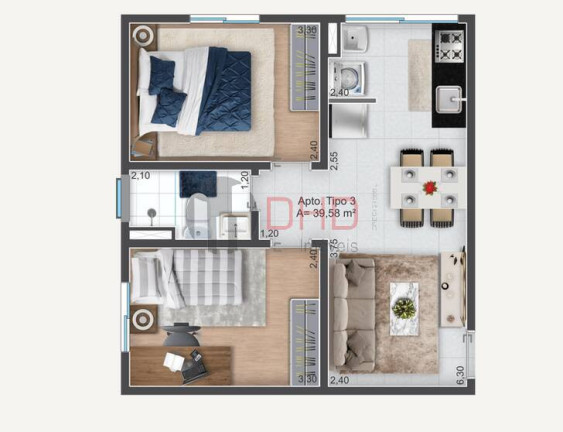 Imagem Apartamento com 2 Quartos à Venda, 40 m² em Recreio Dos Sorocabanos - Sorocaba Imagem Apartamento com 2 Quartos à Venda, 40 m² em Recreio Dos Sorocabanos - Sorocaba
