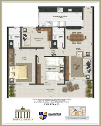 Imagem Apartamento com 2 Quartos à Venda, 90 m² em Braga - Cabo Frio