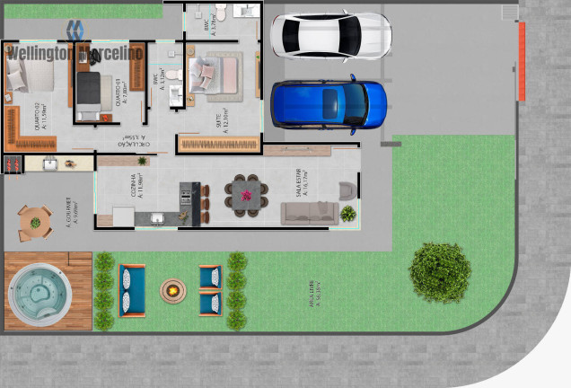 Imagem Casa com 3 Quartos à Venda, 81 m² em Forquilhas - São José