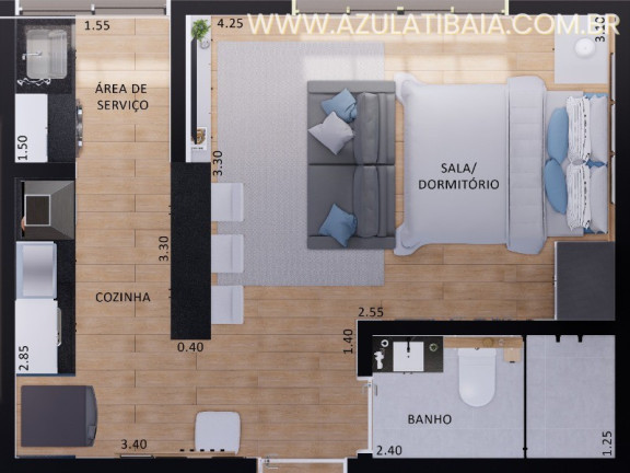 Imagem Apartamento com 2 Quartos à Venda, 30 m² em Jardim Colonial - Atibaia Imagem Apartamento com 2 Quartos à Venda, 30 m² em Jardim Colonial - Atibaia