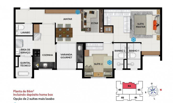 Imagem Apartamento com 2 Quartos à Venda, 84 m² em Jardim Proença - Campinas Imagem Apartamento com 2 Quartos à Venda, 84 m² em Jardim Proença - Campinas