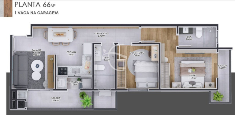 Imagem Apartamento com 2 Quartos à Venda, 65 m² em Costa E Silva - Joinville Imagem Apartamento com 2 Quartos à Venda, 65 m² em Costa E Silva - Joinville