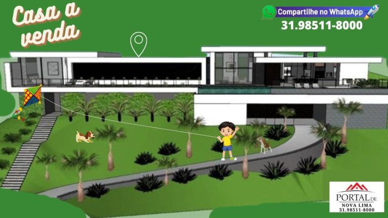 Imagem Casa com 4 Quartos à Venda, 580 m² em Quintas Do Sol - Nova Lima