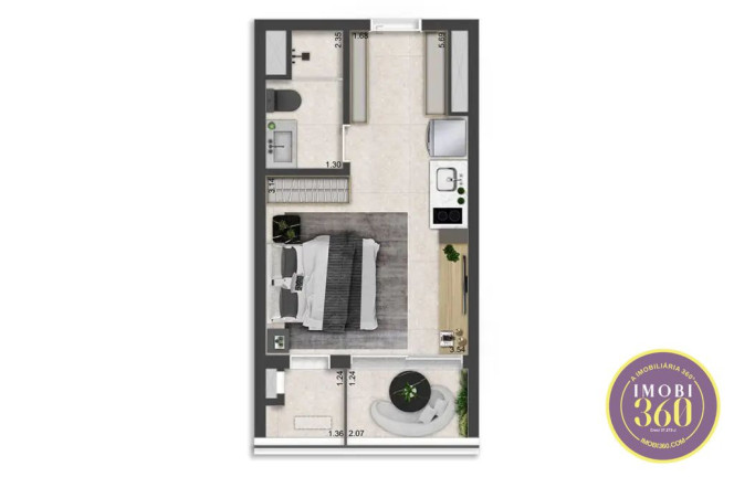 Imagem Imóvel com 1 Quarto à Venda, 27 m² em Vila Clementino - São Paulo