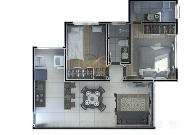 Imagem Apartamento com 2 Quartos à Venda, 53 m² em Cabral - Contagem Imagem Apartamento com 2 Quartos à Venda, 53 m² em Cabral - Contagem