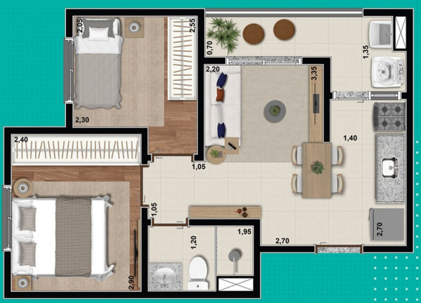 Imagem Apartamento com 1 Quarto à Venda, 26 m² em Jabaquara - São Paulo Imagem Apartamento com 1 Quarto à Venda, 26 m² em Jabaquara - São Paulo