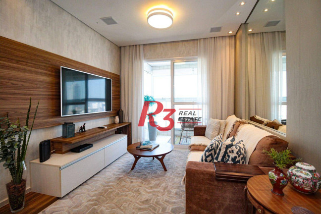 Apartamento com 1 Quarto à Venda, 52 m² em Embaré - Santos