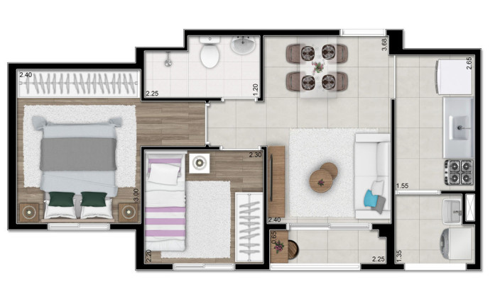 Imagem Apartamento com 2 Quartos à Venda, 39 m² em Itaquera - São Paulo Imagem Apartamento com 2 Quartos à Venda, 39 m² em Itaquera - São Paulo