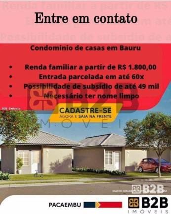 Imagem Casa com 2 Quartos à Venda, 44 m² em Vale Do Igapó - Bauru