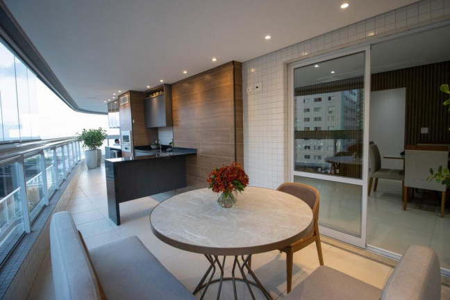 Apartamento com 4 Quartos à Venda, 213 m² em Canto Do Forte - Praia Grande