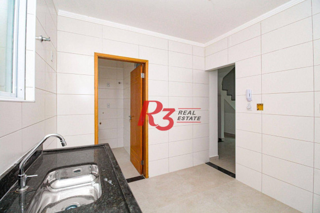 Imagem Casa de Vila com 2 Quartos à Venda, 100 m² em Campo Grande - Santos