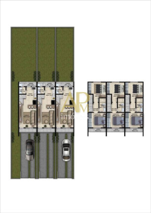 Imagem Casa com 2 Quartos à Venda, 100 m² em Sertão Do Maruim - São José Imagem Casa com 2 Quartos à Venda, 100 m² em Sertão Do Maruim - São José