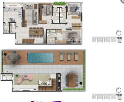 Imagem Apartamento com 3 Quartos à Venda, 200 m² em Sudoeste - Brasilia Imagem Apartamento com 3 Quartos à Venda, 200 m² em Sudoeste - Brasilia