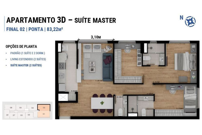 Imagem Imóvel com 3 Quartos à Venda,  em Jardim Europa - Porto Alegre