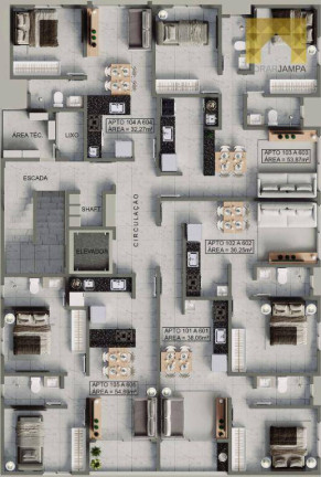 Imagem Apartamento com 2 Quartos à Venda, 53 m² em Bessa - João Pessoa Imagem Apartamento com 2 Quartos à Venda, 53 m² em Bessa - João Pessoa