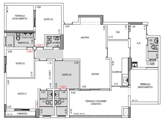 Imóvel com 4 Quartos à Venda, 145 m² em Vila Andrade - São Paulo