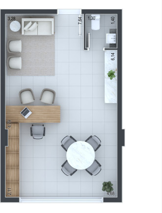 Imagem Sala Comercial à Venda, 39 m² em água Verde - Curitiba