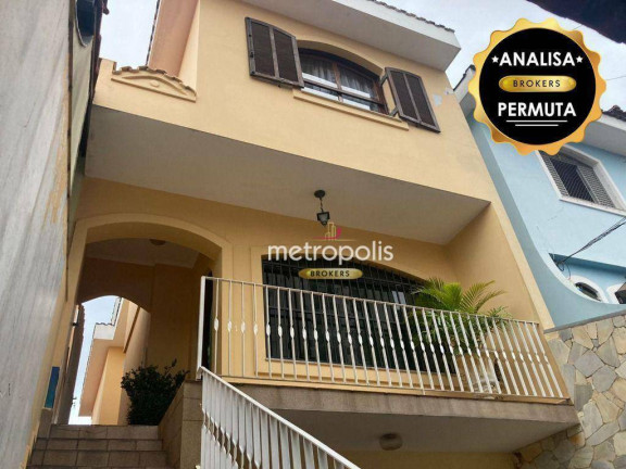 Imagem Sobrado com 3 Quartos à Venda, 172 m² em Campestre - Santo André