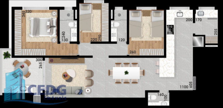 Imagem Apartamento com 3 Quartos à Venda, 105 m² em água Verde - Curitiba