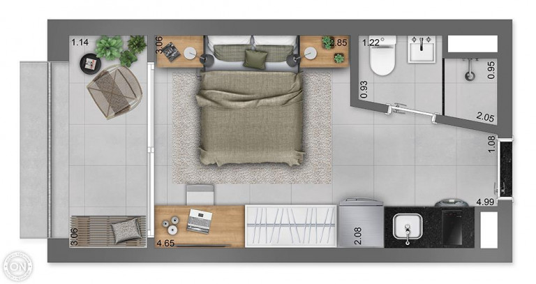 Imagem Studio com 1 Quarto à Venda, 27 m² em Jardim Paulista - São Paulo Imagem Studio com 1 Quarto à Venda, 27 m² em Jardim Paulista - São Paulo