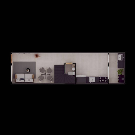 Imagem Sobrado com 2 Quartos à Venda, 53 m² em Tude Bastos - Praia Grande Imagem Sobrado com 2 Quartos à Venda, 53 m² em Tude Bastos - Praia Grande