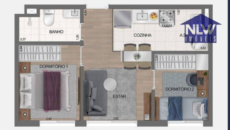 Imagem Apartamento com 2 Quartos à Venda, 35 m² em Conjunto Residencial José Bonifácio - São Paulo Imagem Apartamento com 2 Quartos à Venda, 35 m² em Conjunto Residencial José Bonifácio - São Paulo