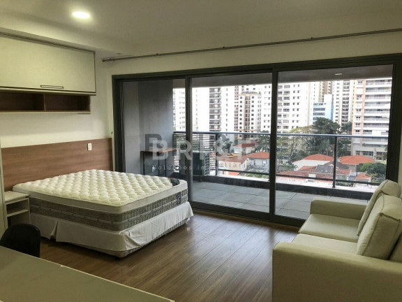 Apartamento com 1 Quarto para Alugar, 44 m² em Brooklin - São Paulo
