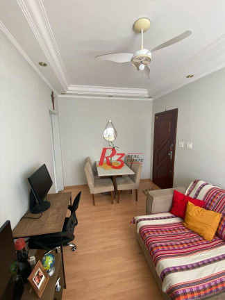 Imagem Apartamento com 1 Quarto para Alugar, 48 m² em Encruzilhada - Santos