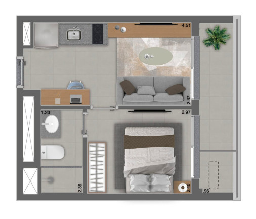 Imagem Apartamento com 1 Quarto à Venda, 25 m² em Vila Mariana - São Paulo