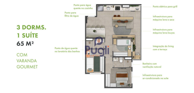 Imagem Apartamento com 2 Quartos à Venda, 46 m² em Vila Nair - São Paulo