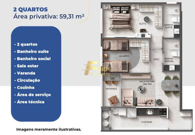 Imagem Imóvel com 1 Quarto à Venda, 24 m² em Praia De Itaparica - Vila Velha Imagem Imóvel com 1 Quarto à Venda, 24 m² em Praia De Itaparica - Vila Velha
