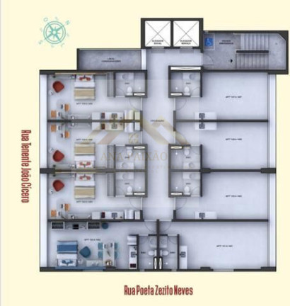 Imagem Apartamento com 1 Quarto à Venda, 28 m² em Boa Viagem - Recife