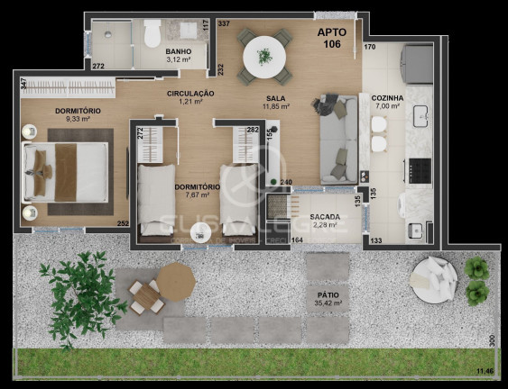 Imagem Apartamento com 2 Quartos à Venda, 50 m² em Feitoria - São Leopoldo