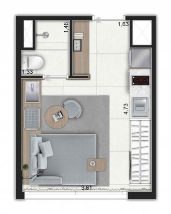 Imagem Apartamento com 1 Quarto à Venda, 20 m² em Moema - São Paulo Imagem Apartamento com 1 Quarto à Venda, 20 m² em Moema - São Paulo