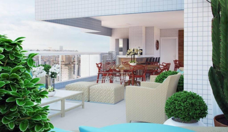 Imagem Apartamento com 1 Quarto à Venda, 52 m² em Campo Da Aviacao - Praia Grande